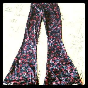 Grateful dead velvet flares. Size small